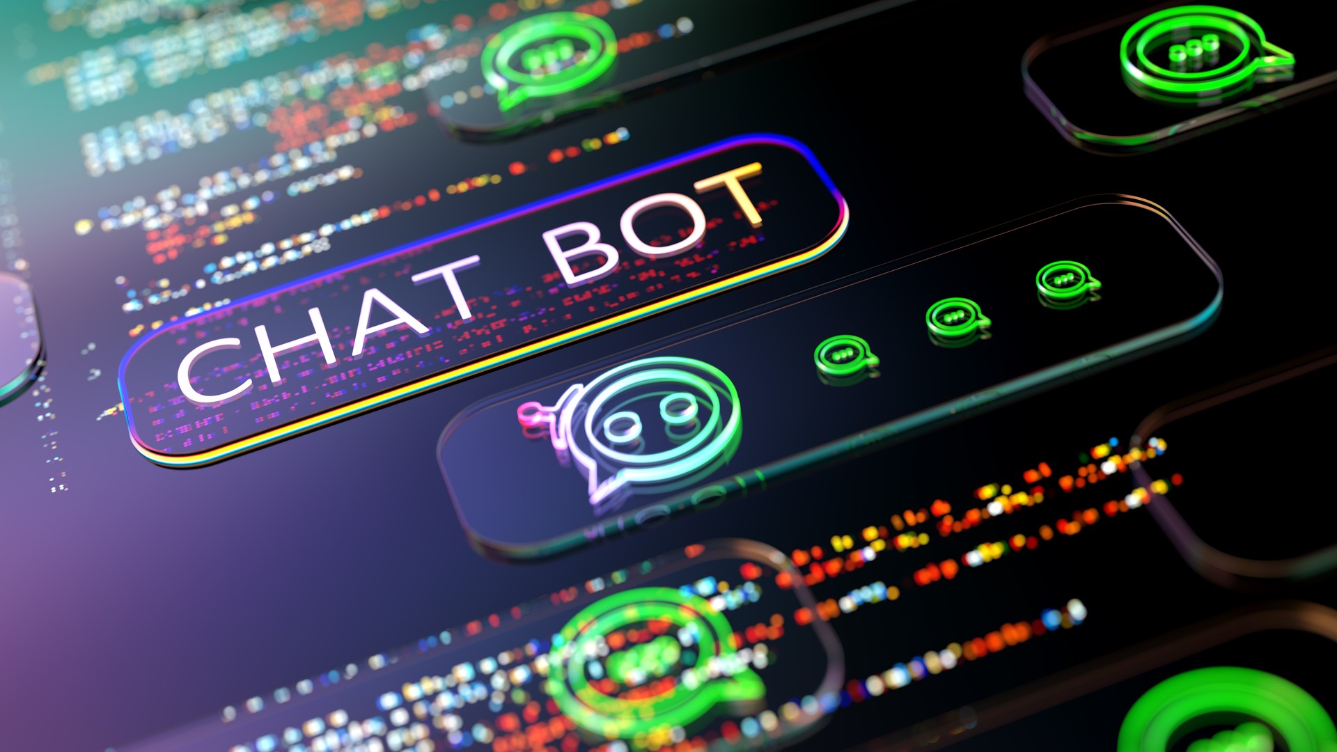 AI -  chatbot. Artificial Intelligence  concept